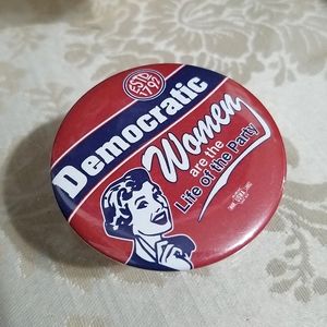 Democratic Women Button Pin